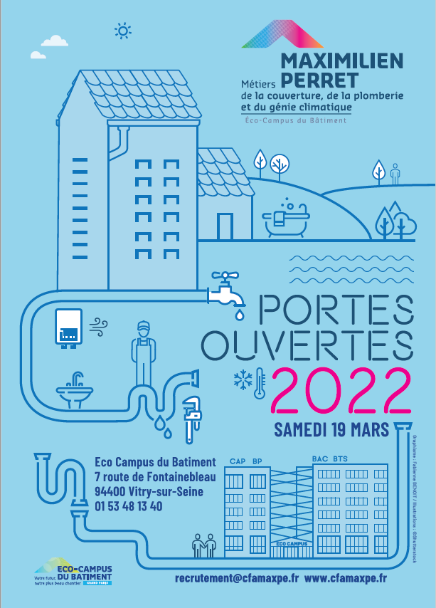 Journée Portes Ouvertes du 19 mars 2022 à l'Eco-Campus du Bâtiment