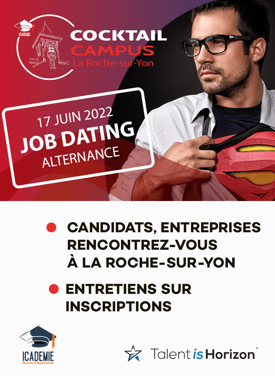 Job Dating Alternance Cocktail Campus by Icademie