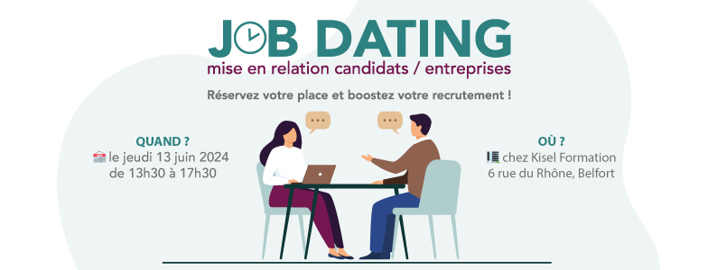Job dating : mise en relation candidats / entreprises