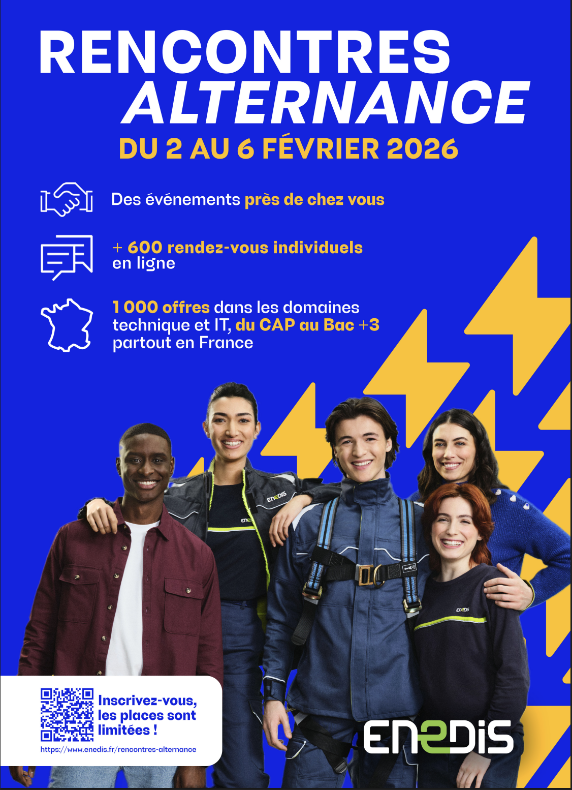 ENEDIS RECRUTE, ET SI TON AVENIR COMMENÇAIT ICI ?
